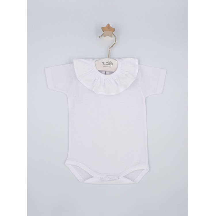 Body de manga corta cuello volante (ref. 904) Body de manga corta cuello volante (ref. 904)