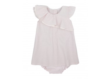 vestido rosa niña
