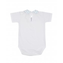 Body manga corta y cuello polo Cala (4320S23)