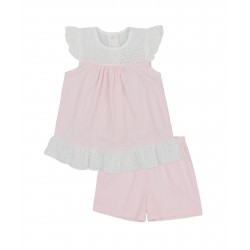 Conjunto infantil de punto rosa Gardenia (4551S23)