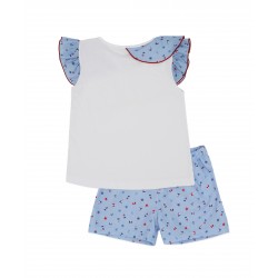 Conjunto infantil de verano estampado marinero (4651S23)