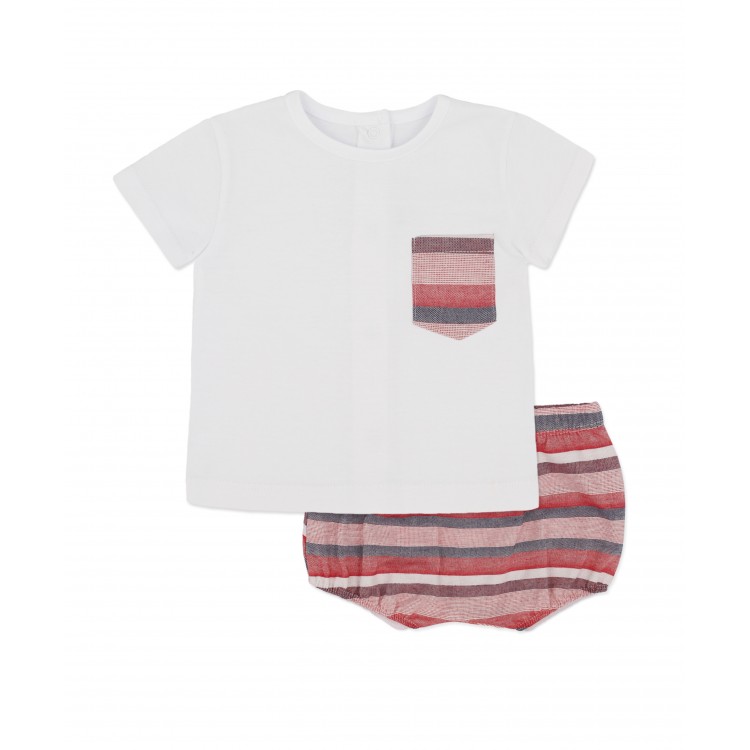 Conjunto camiseta con bolsillo bombacho Lirio (4714S23) Conjunto camiseta con bolsillo bombacho Lirio (4714S23)