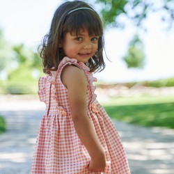 Vestido con braguita vichy verano Petunia (5115S23)