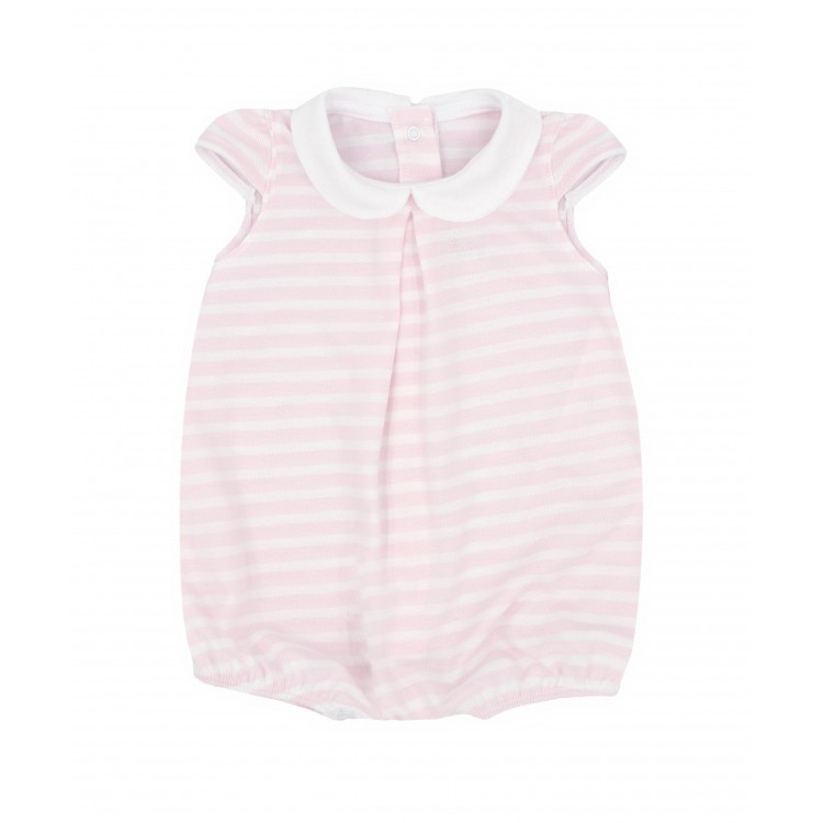 Pelele rosa rayas niña Pelele rosa rayas niña