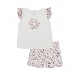 Conjunto infantil floral