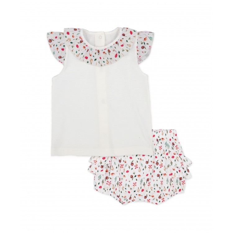 Conjunto verano flores Conjunto verano flores