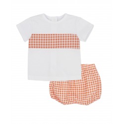 Conjunto dos piezas niño vichy