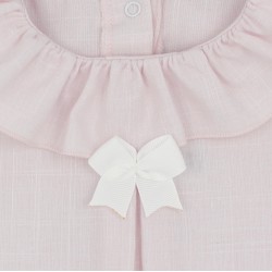 pelele corto rosa
