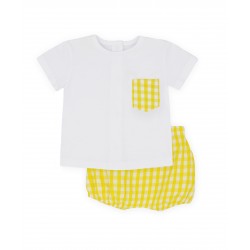 conjunto niño amarillo