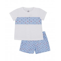 Conjunto infantil estampado náutico (4650S23)