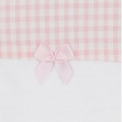 Pelele bebé manga larga vichy