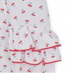 pelele estampado con volantes laterales