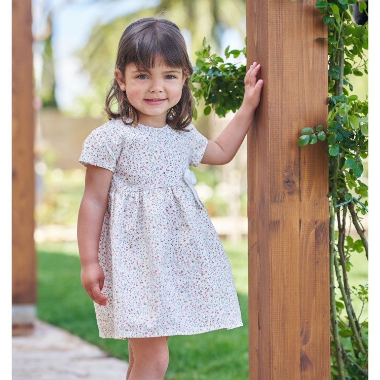 Vestido floral bebe hot sale