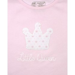 Pijama niña bordado "Little Queen"