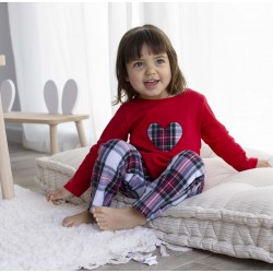 Pijama niña tartán