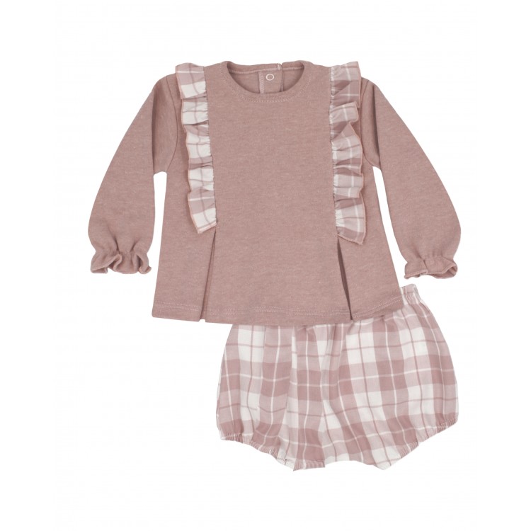 Conjunto niña cuadros Conjunto niña cuadros
