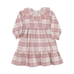 Vestido cuadros bebé