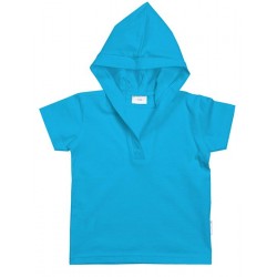 Unisex short sleeve hooded t-shirt.