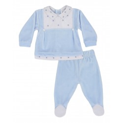 Pijama terciopelo bebe