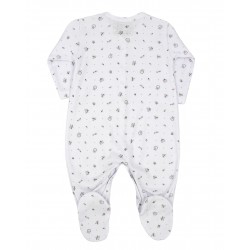 Set 3 piezas pijama , gorro y arrullo algodón