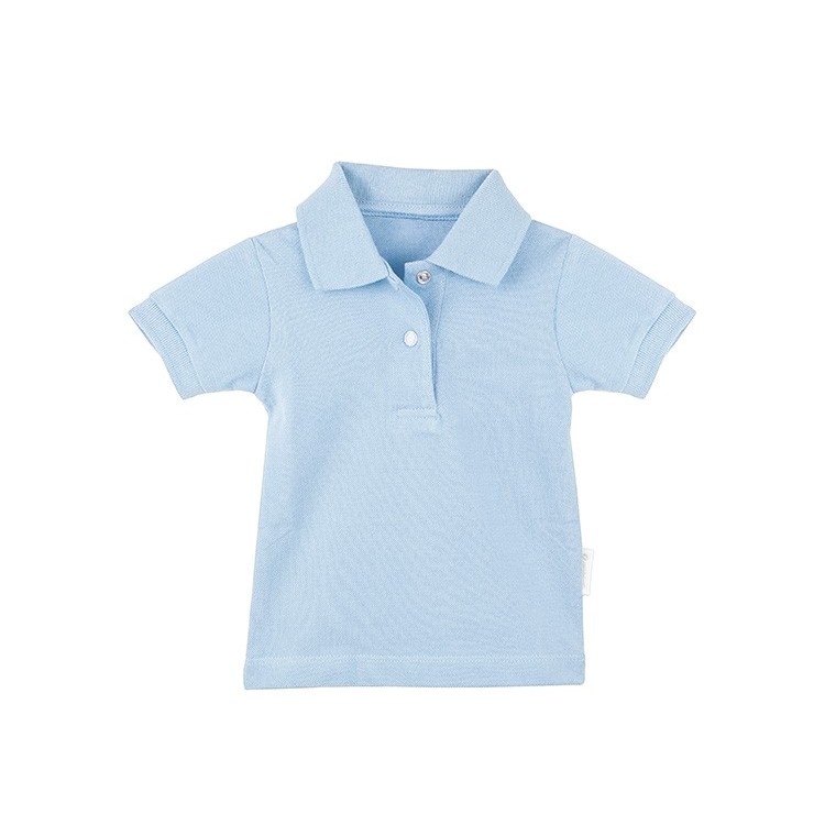 Baby short sleeve polo shirt.