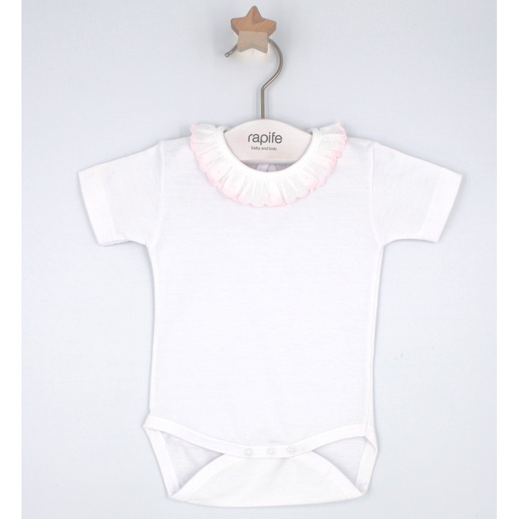 Body cuello batista manga corta bebé Body cuello batista manga corta bebé