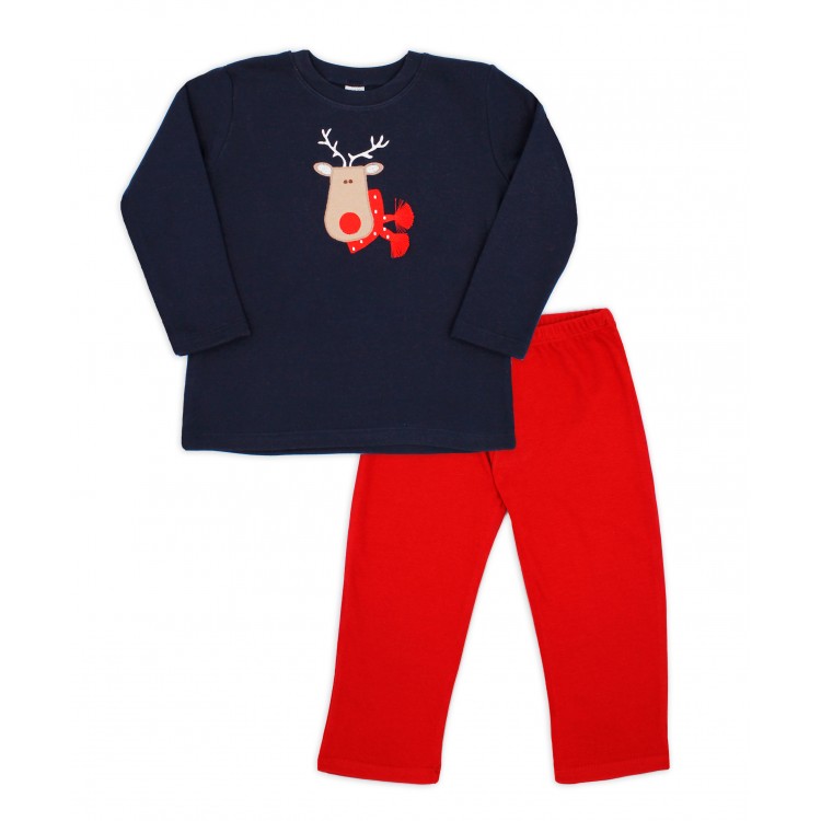 Conjunto infantil navideño reno