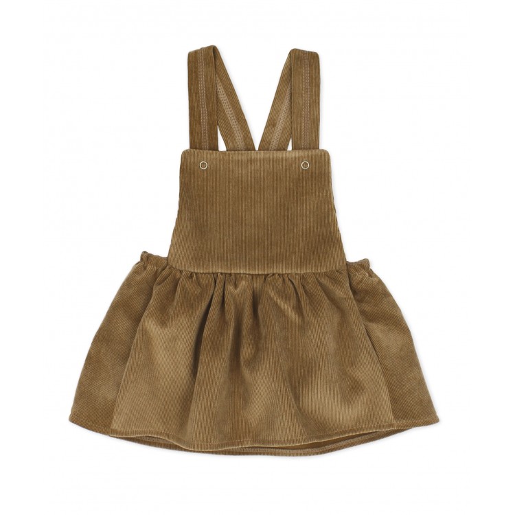 Peto falda micro pana camel Peto falda micro pana camel