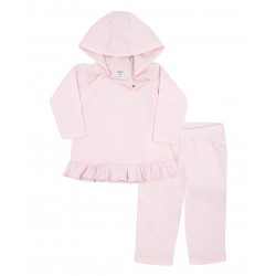 Chandal con capucha niña rosa