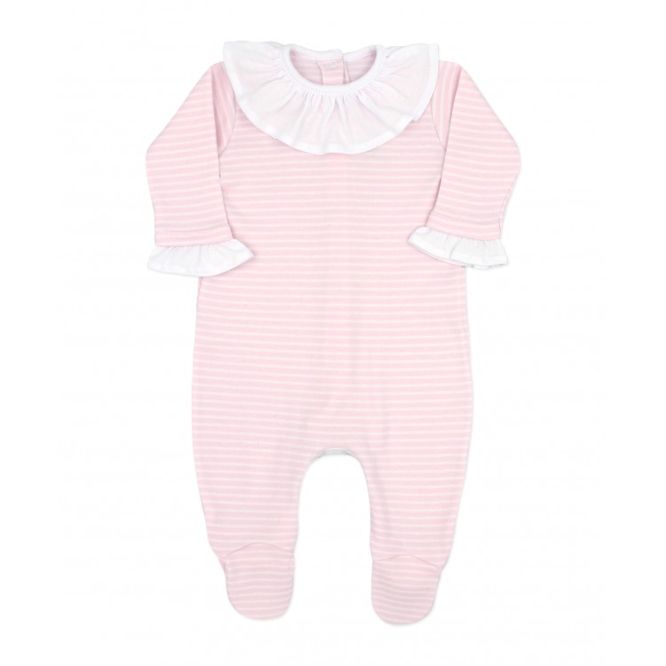 Pelele algodón niña rayas