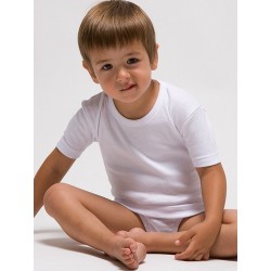 Camiseta manga corta niño algodón 1x1