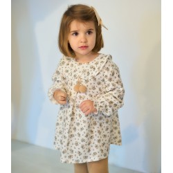 Vestido gasa algodón bebe