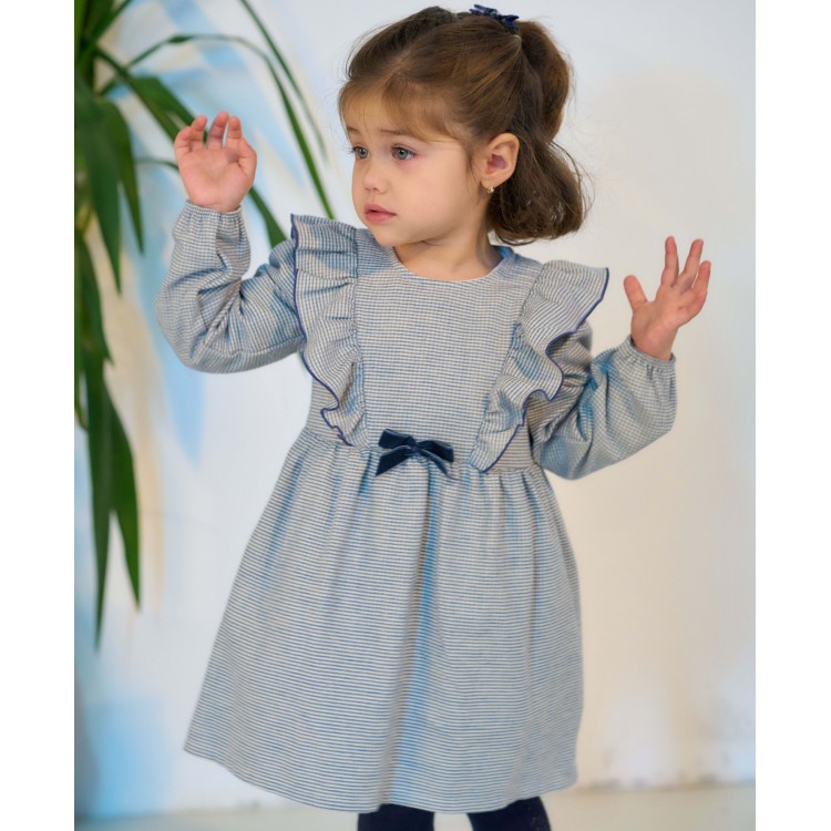 Vestido jacquard bebé Vestido jacquard bebé