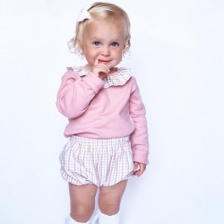 Conjunto bebé niña vichy