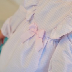 Vestido bebé rosa invierno