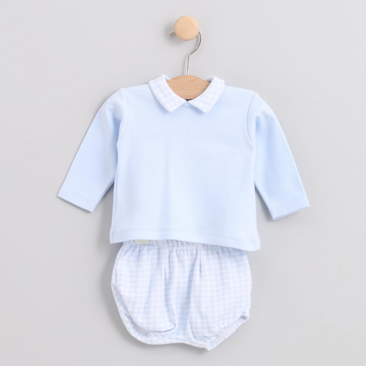 Set 2 piezas bebé celeste