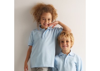 Polo infantil algodón