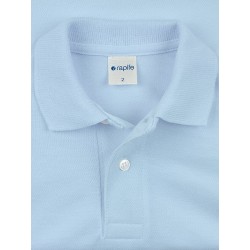 Pack 6 polos unisex manga larga algodón-poliéster