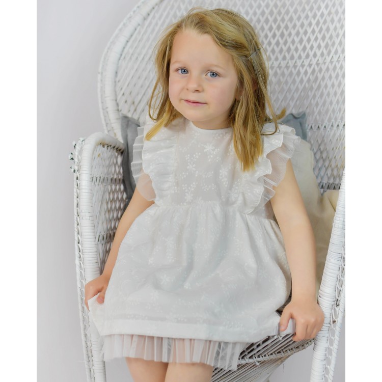 Vestido bebé bordado floral (5235) Vestido bebé bordado floral (5235)