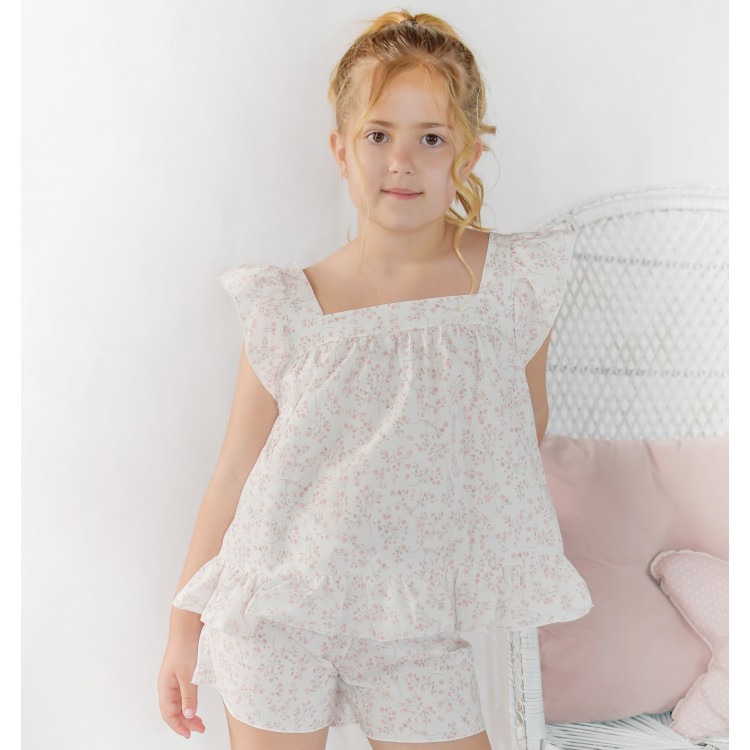 Pijama de algod�n org�nico estampado liberty (ref. 5009_10)