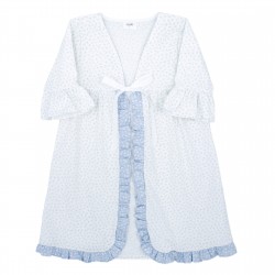 Bata de comunión liberty azul