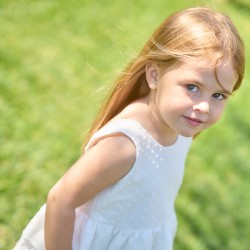 Vestido para eventos plumeti niña