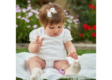 Pelele de bautizo bebé