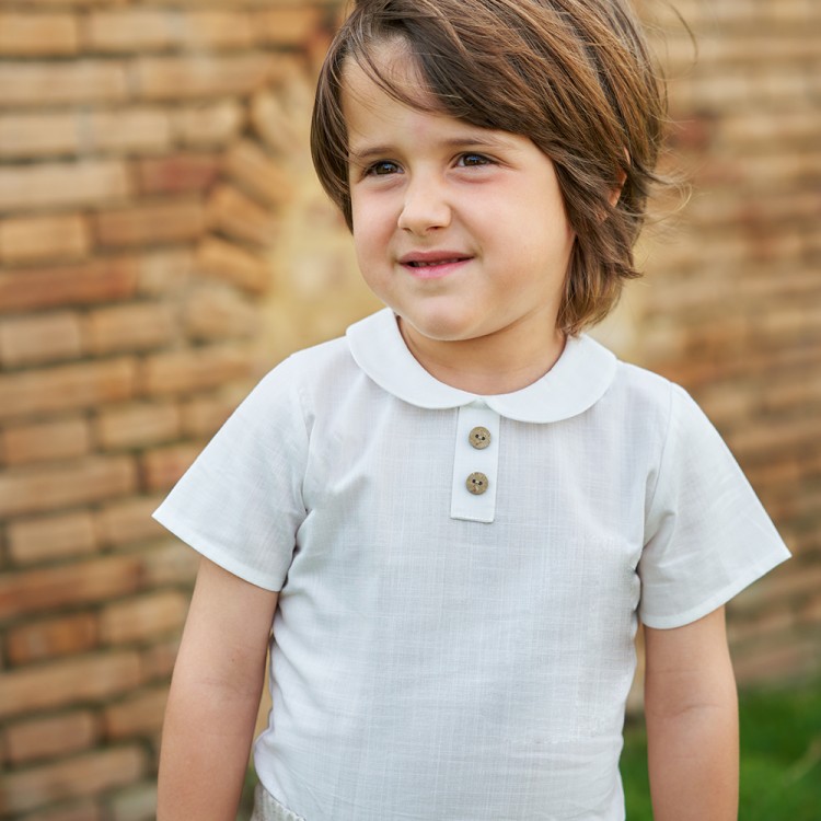 Body voile crudo cuello bebé Body voile crudo cuello bebé