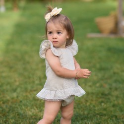 Vestido lino bebe ceremonia