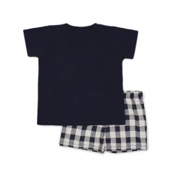 Conjunto niño vichy verano
