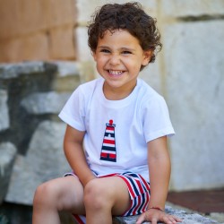 Conjunto algodón niño verano