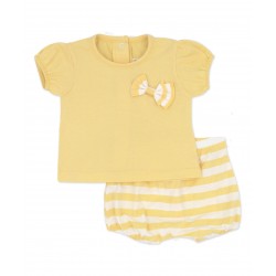 Conjunto amarillo de verano niña