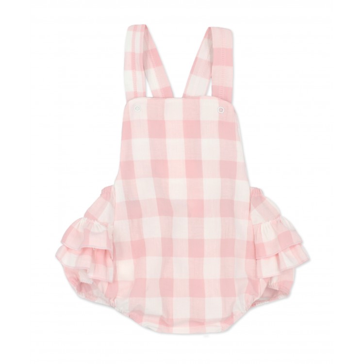Peto volantes vichy rosa Peto volantes vichy rosa