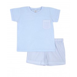 Conjunto marinero infantil celeste